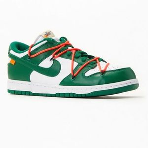 Off white dunk green brand new men's size 13
